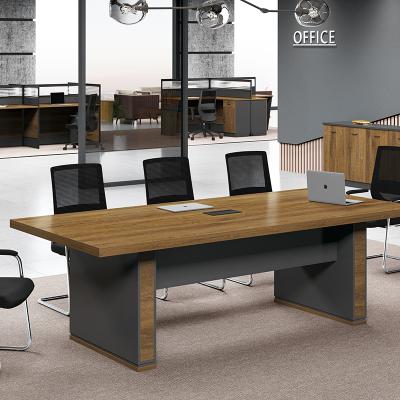 China Modern Simple Modern Appearance Person Conference Table Wooden Conference Room Table for sale