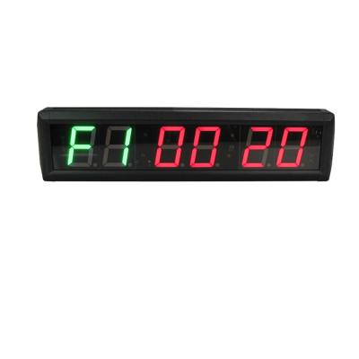 China Ganxin Indoor 2.3 Inch Large Sports Timer Time Zone Digital Clock Stopwatch Panel Timer With Plug for sale