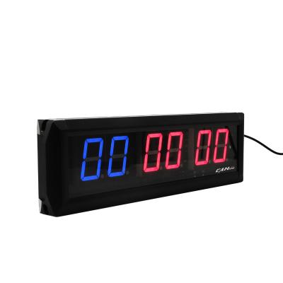 China Fitness 6 Digital Smart Digital 1.8 Inch Stopwatch Gym Clock Timer for sale