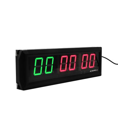 China Indoor Ganxin 2 Digit Green 4 Digit Red Display Gym Multifunction Led Clock Timer for sale