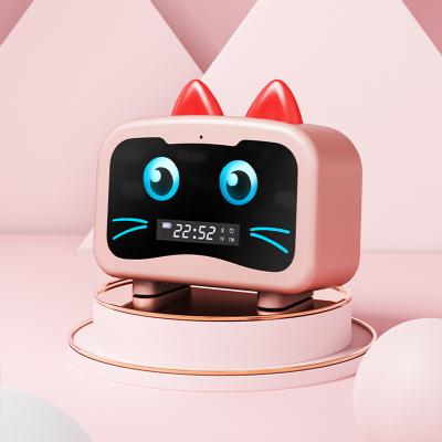 China Class 2022 New Led Alarm Clock Digital Display With Portable Wireless Speaker Alarm Clock Wireless Speaker for sale