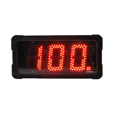 China Ganxin Wall Mounted Digital Outdoor High Resolution Metering Led Display Counter Timer for sale