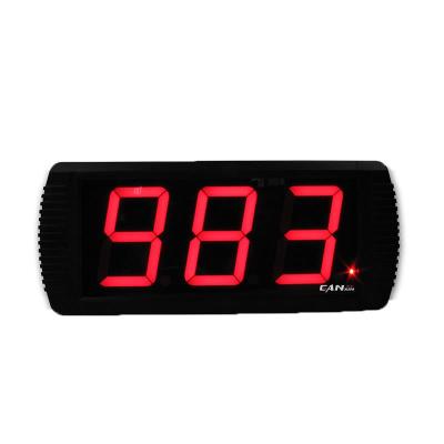 China Ganxin Indoor 0-999 Remote Control 3 LED Information Pulse Counter Hot Sale 3 Digit 7 Segment Display Counter for sale