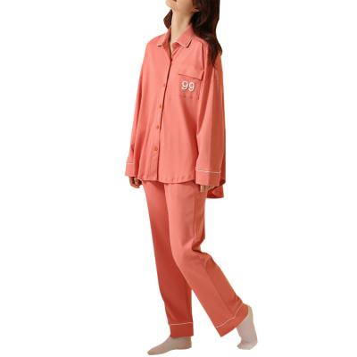 China Spring Breathable Autumn New Pajamas Casual Suit Long Sleeves Modal Women's Pajamas Suit for sale