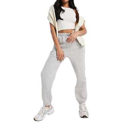 China Cotton Knitted Women Joggers Breathable Customized Sports Wear Loose Fit Casual Pants For Women for sale