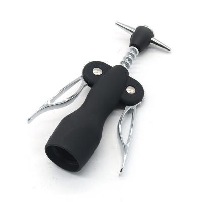 China Plastic Corkscrew of Good Quality Luxury Zinc Alloy Chrome Plated Waiters Corkscrew for sale