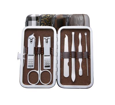 China Professional Manicure Set Promotion Gift Manicure Set 18 in Set Professional Nail Clippers Storage Kit Nail Scissors Grooming Stainless Steel Pedicure Kit for sale