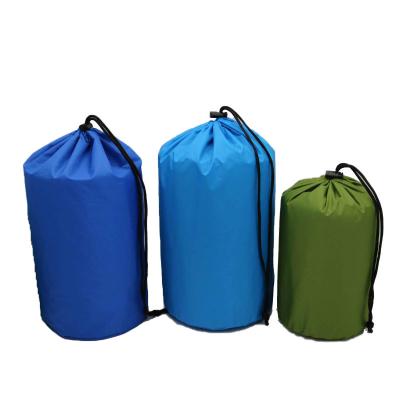 China Promotional Drawstring Bag Drawstring Bag Large Custom Ripstop Sport Nylon High Quality Durable Waterproof Gift Eco-Friendly Drawstring Bag for sale