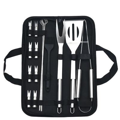 China Display Gift Set Durable Luxury Promotional Gift Picnic Camping BBQ Grilling Kit Set Tool For Business Corporate Display for sale