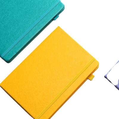 China Promotional Cheap Bandage Hardcover Agriculture Notebook A5 PU Notebook Diary Leather Diary For School Hardcover Notebook for sale