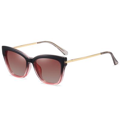 China NEW Arrival Handmade Clear Fashion Sun Glasses Fashion Acetate UV400 Polarized Sunglasses For Women Men for sale