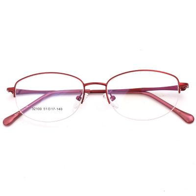 China For Reading Glasses Metal Spectacle Frame Eyewear Women Colorful Optical Glasses for sale