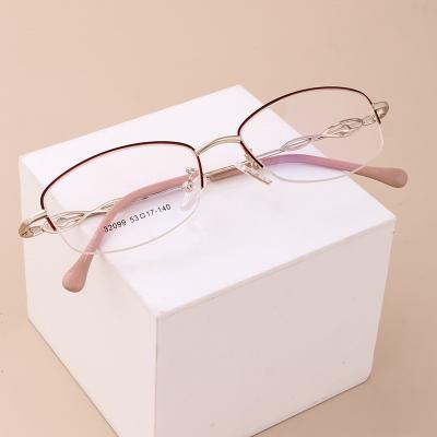 China Classical Reading Glass Metal Optical Frame Spectacle Frame Monocle Frame For Women for sale