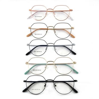 China For Reading Glass Vintage Frame Glasses Eyeglasses Frames Optical Glass Metal Frames for sale