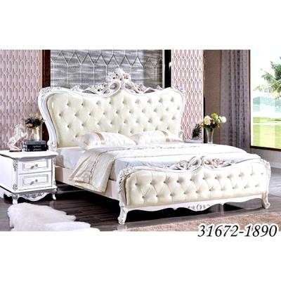 China Furniture King Size Wooden Royal Style Solid Wood Classic Bedroom Furniture Set 31672-1890 for sale