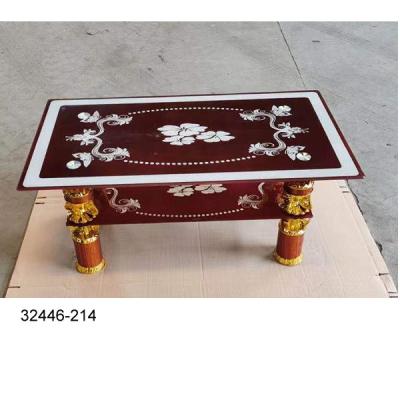 China 32446-214 modern cheap glass coffee table for sale