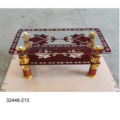 China 32446-213 modern cheaper glass coffee table for sale