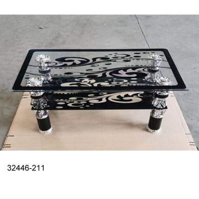 China 32446-211 modern cheap glass coffee table for sale