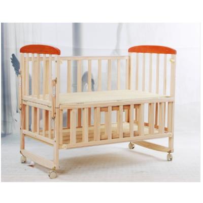 China Contemporary Wooden Bed Crib Newborn Wooden Baby Crib 91143-606W for sale