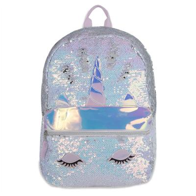 China Custom Fashion Waterproof Backpacks Funny Ladies Bag Glitter Magic Mermaid Backpack for sale