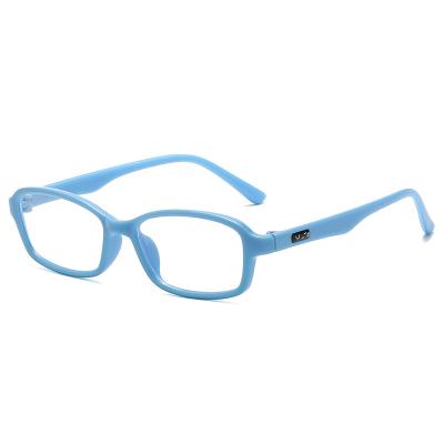 China For Super Light Blue Light Eyewear Children Eyewear Reading Glasses TR Anti Blue Anti Stripe Read Glasses For Kids 1676 for sale