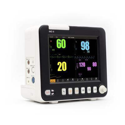 China Adults 8 Inch Portable Cheap Semi-Modular Icu Multiparamete Patient Monitor For Hospital for sale