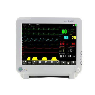 China China Multiparameter Adults 15 Inch Patient Monitor High Quality Newborns Children Adults for sale