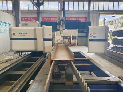 China Multifunctional H Beam Laser Cutting Machine Khl26025 with Integrated Structure for sale