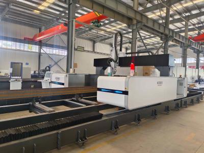 China H Beam Gantry Laser Cutting Machine 20kw And 12kw Cutting Carbon Steel for sale