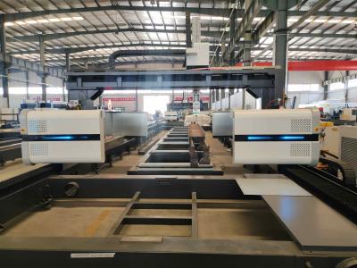 China CNC Metal Fiber Laser Cutter 20000w With Gantry Structure Linear Guide Rail for sale