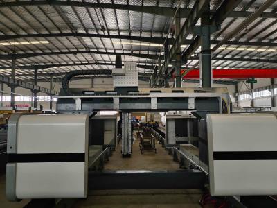 China CNC Gantry Fiber Laser H Beam Steel Cutting Machine Large Format for sale