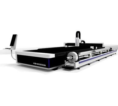 China Split Sheet And Tube Laser Cutting Machine With Optical Blade Series Steel Plate for sale