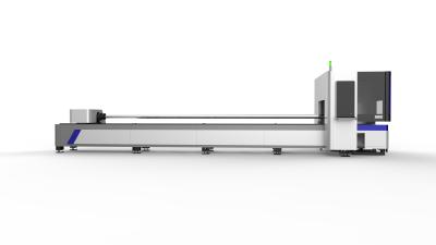 China Cutting Angle 0-45 Degrees Three Chuck Tube Cutting Machine with Water Cooling and X-axis Rangle 1000MM for sale