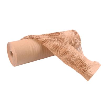 China Impact Resistance Custom Size Honeycomb Roll White Brown Kraft Paper Kraft Paper for sale