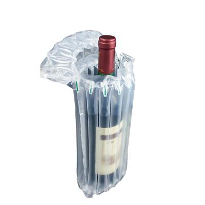 China High Quality Shockproof Protective Wine Bottle Air Column Bag With Buffer Package Shockproof Pad for sale