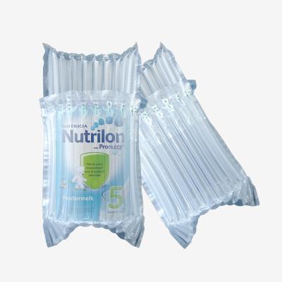 China 21*13cm inflate air column bag film air column bag 33*43cm air column bubble bags for milk powder box for sale