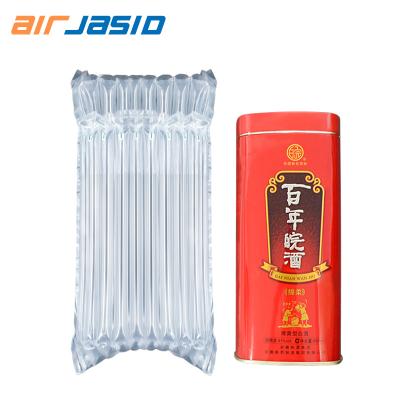 China PE+PA 11column (nylon) Inflatable Beverage Bubble Bag Express Package Manufacturer Wholesale Air Column Bubble Bubble Film for sale