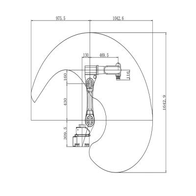 China Machinery Repair Shops Arm High Quality Robot Transfer 6 Axis Industrial With CE/ISO for sale