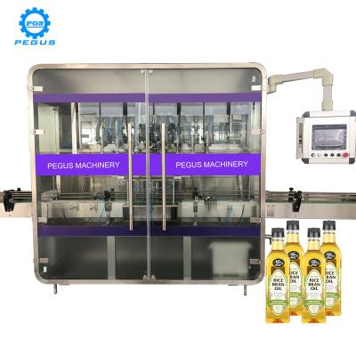 China Food Glass Bottle Peanut Oil Filling Equipment For Oil Grading And Capping Machine From Zhangjiagang for sale