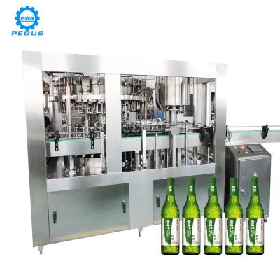 China New design food glass bottle beer filling machine with lower price for sale