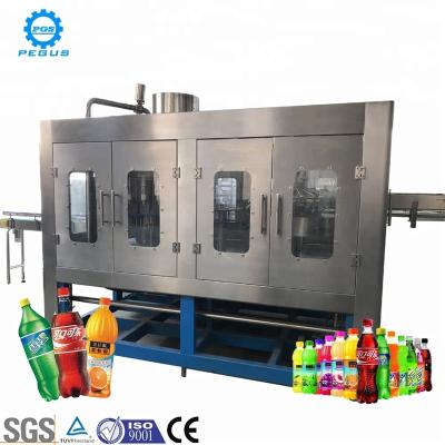 China Beverage Zhangjiagang PET Bottle Carbonated Beverage Production Line for sale