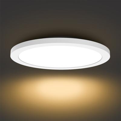 China Outdoor Mounted Flush Mount Ceiling Light Fixture 12 Inch LED Ceiling Light For Bathroom, Round 3000K 24W150W 1680LM Warm White Equivalent for sale