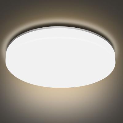 China 4000K 20W USA Outdoor Mounted Plastic Round Recessed Mount Ceiling Light Fixtures with High Efficiency for Office Living Room Bedroom for sale