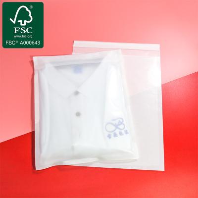 China Eco Friendly Glassine Paper Bags For Art Prints Sustainable Apparel Packaging for sale