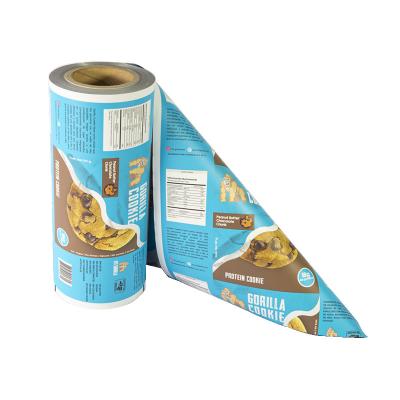 China Mylar Aluminum Foil Pet Roll Film For Biscuit Automatic Packaging for sale