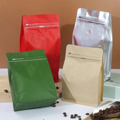 China Reusable Heat Sealable Coffee Pouches With Good Barrier Aluminum Foil And Food Grade Material for sale