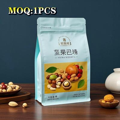 China Customizable Industrial Coffee Bean Bags With Zipper Seal, 250g/1kg Square Bottom Valve Bags for sale