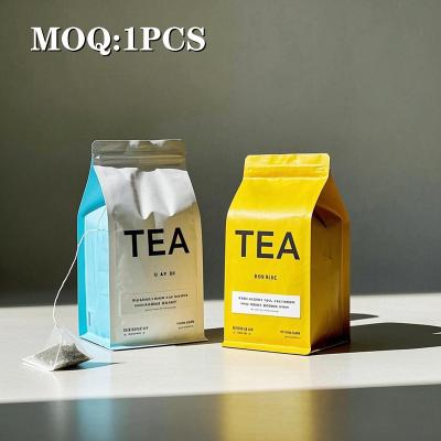 China 2025 New Tea Packaging Bag Custom Printing Manufacturer Wholesale Plastic Composite Zipper Bag Moisture-proof for sale