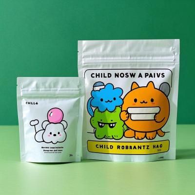 China Child Resistant Stand-Up Pouches ISO Certified Safety Packaging For Herbal Supplements & Health Products  Resealable & Tamper-Evident Design for sale