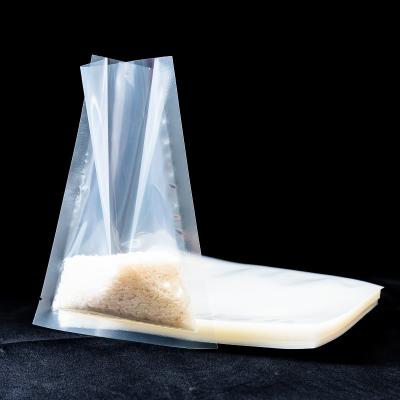 China Transparent Nylon Laminate Plastic Vacuum Bag For Food Packaging With Three-Side Seal And Moisture-Proof Design en venta